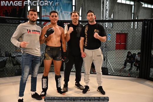 2022-05-07 Milano in the Cage 8 07412 David Da Silva-Eddy Biba - MMA 70kg
